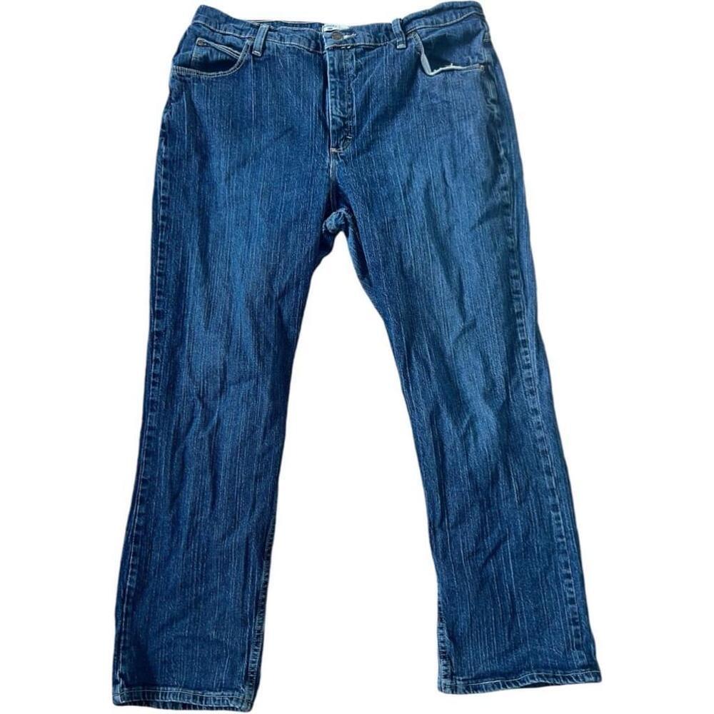 Women's Lee Relaxed Fit Straight Leg Jeans - Size 18M - Blue